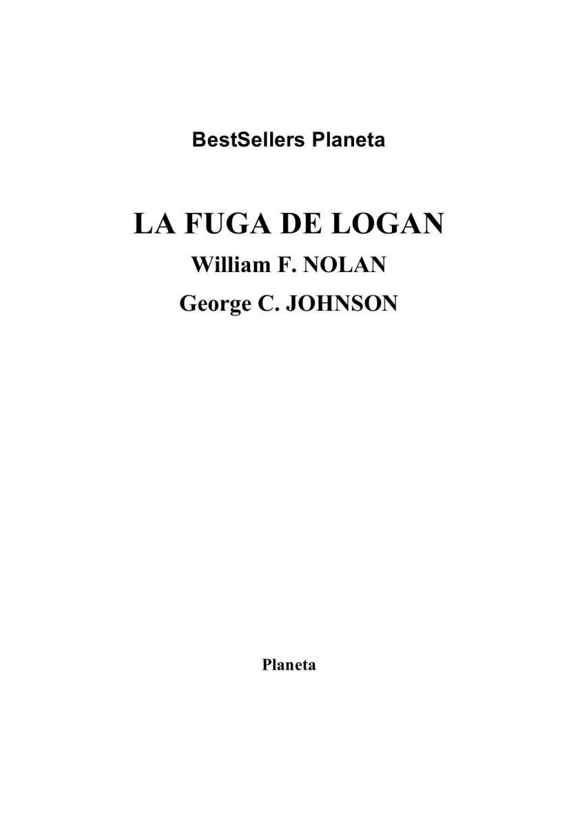 Portada de La fuga de Logan